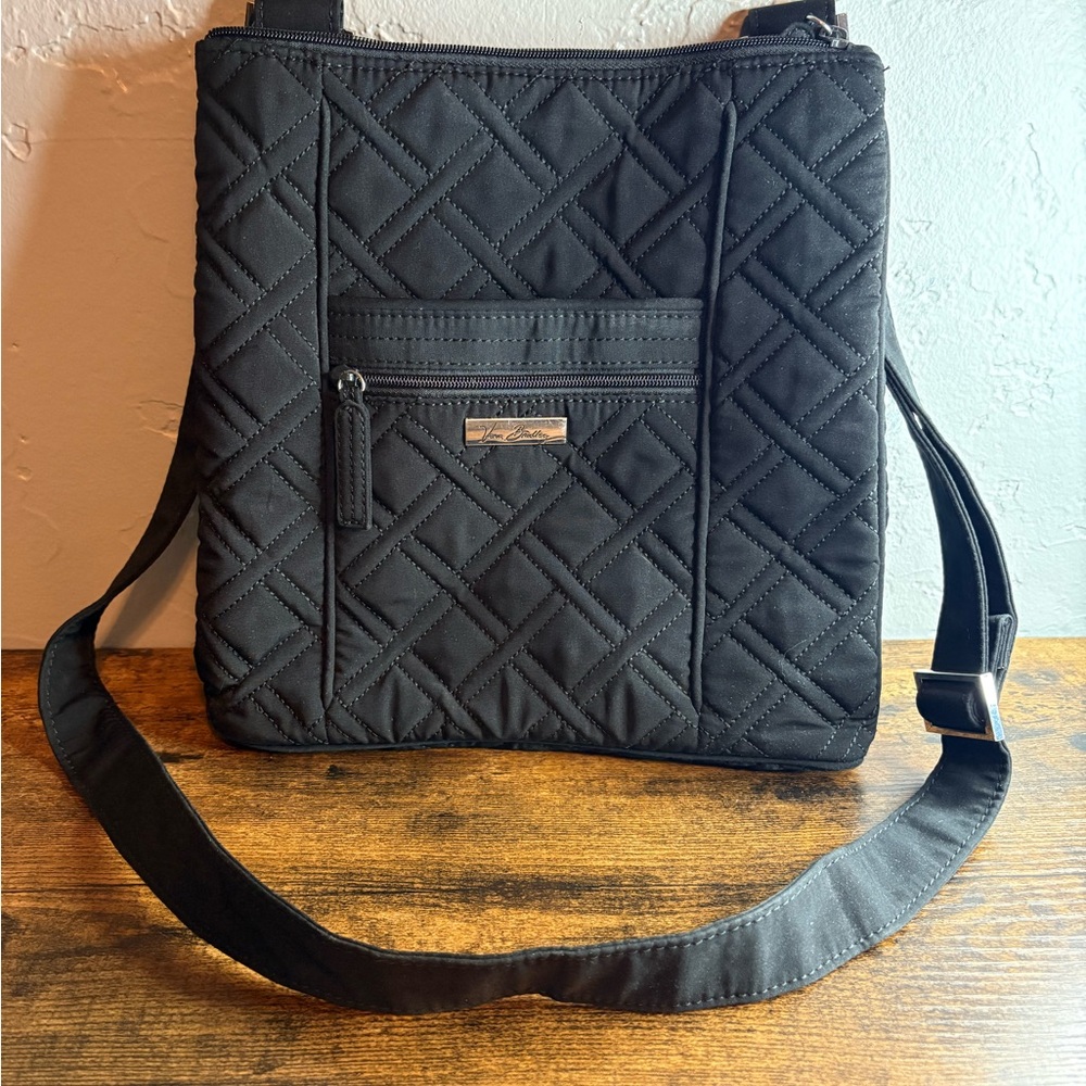 Vera Bradley Black Quilted Crossbody Bag